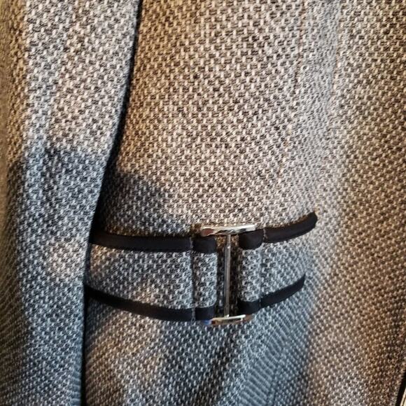 NEW, D.e.t.a.i.l.s Int tweed removable hood, pea coat jacket XL - Picture 5 of 11